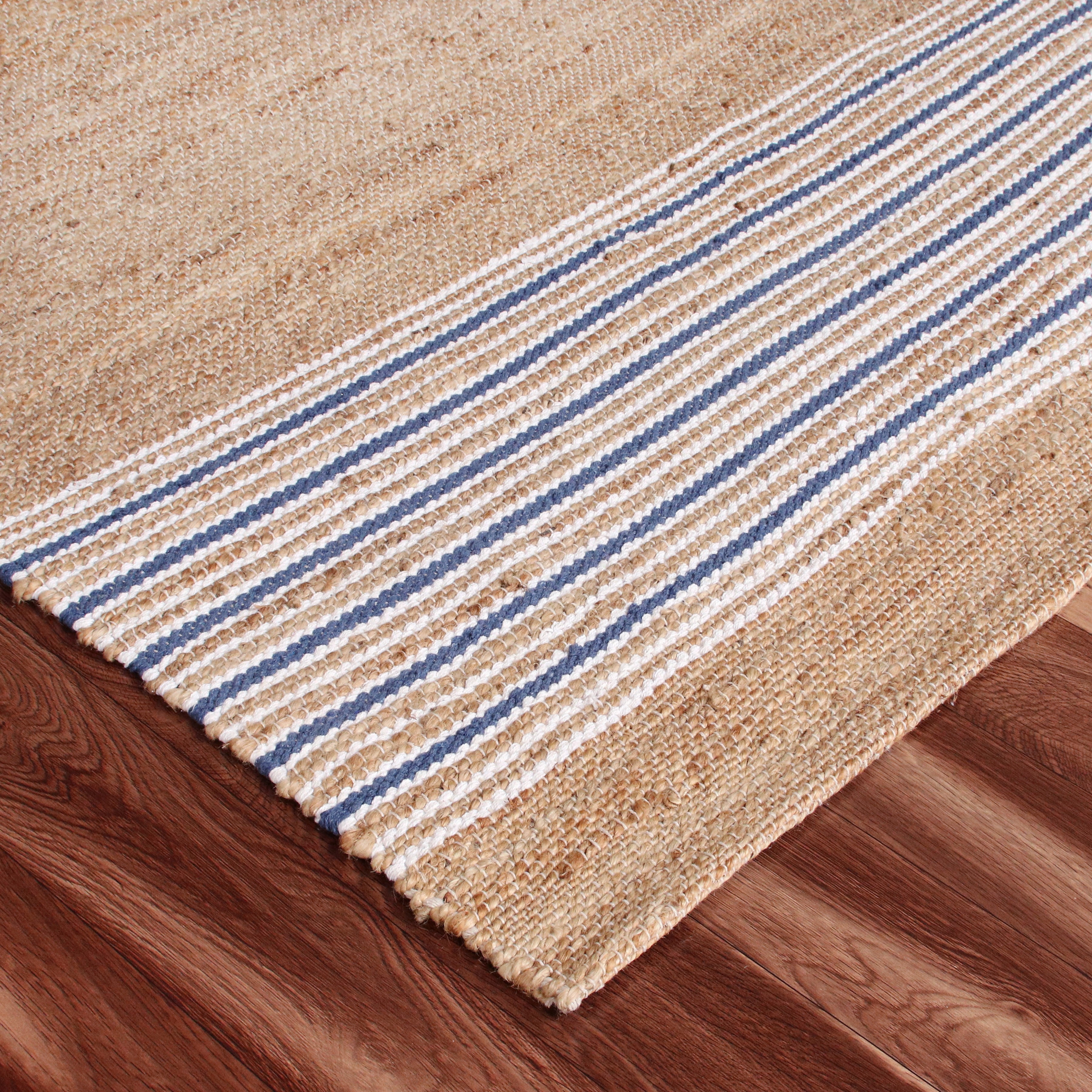 Ox Bay Striped Hand-Made Area Rug, 12' x 9'