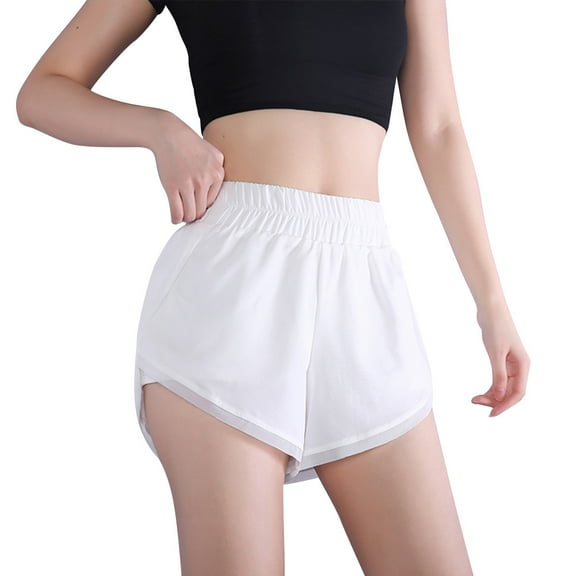 MLINS  Sport Women Quick Dry Shorts Elastic Waist Quick-drying Woman Miss