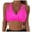 Hot Pink Womens Bikini Sets Clearance, variant on OSFVNOXV Bikini Tops for Women Front Twist Cross Push Up Sports Bras Wireless Soft Padded Waterproof Seamless Swim Tops for Big Breasted Women
