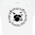 thumbnail image 4 of Inktastic Drummer Percussionist Music Gift Boys or Girls Baby Bodysuit, 4 of 5