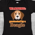 thumbnail image 4 of Inktastic Beagle Dog Protected by Boys or Girls Baby Bodysuit, 4 of 5