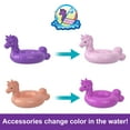thumbnail image 5 of Polly Pocket Dolls and Playset, Unicorn Toys, Sparkle Cove Adventure Unicorn Floatie Compact, 5 of 7