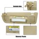 thumbnail image 2 of 83280--a01zb Conjunto de visera izquierda del conductor beige para parasol de coche 2006-2011 83280snaa01zb, 2 of 5