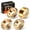 4pcs, variant on Wood Carving Disc Set for 4" and 4 1/2" Angle Grinder, 5/8" Arbor Wood Carving Disc for Angle Grinder, Wood Grinding Disc for Wood Cutting, Shaping and Sculpting Tool