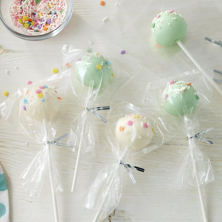 Wilton Treat Bags, Clear, 50 Ct For Cake Pops, Cookies, Brownies, And Other Tasty Gifts Or Goodie Bags