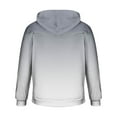 thumbnail image 5 of BXINGOHAI Big and Tall Hooded Sweatshirts for Men Fashion Gradient Pullover Hoodies Casual Drawstring Long Sleeve Shirts Running Sports Sweatshirt Today Sales Gray,XXXL, 5 of 6