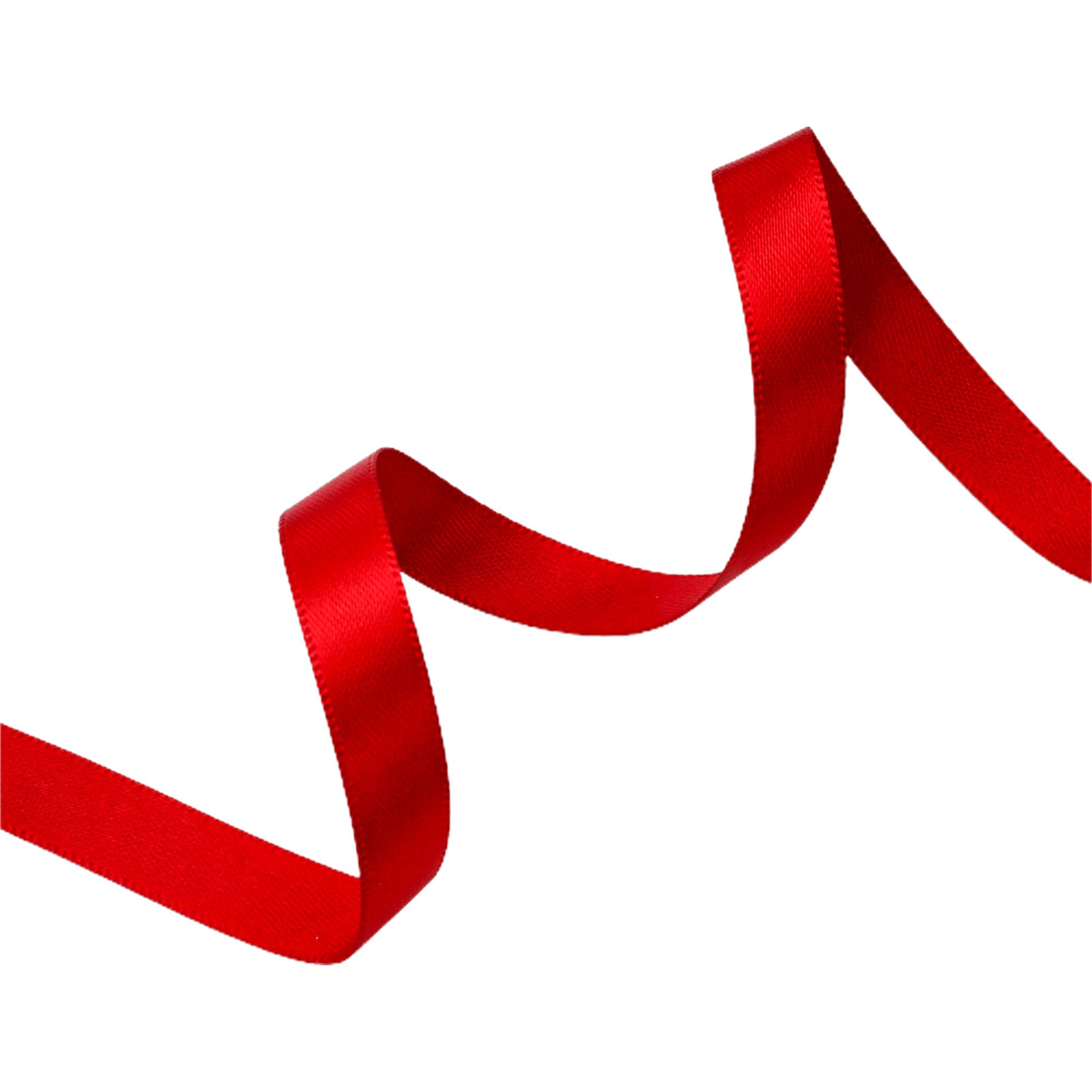 LaRibbons 3/8" Red Single Face Satin Ribbon, 100 Yard