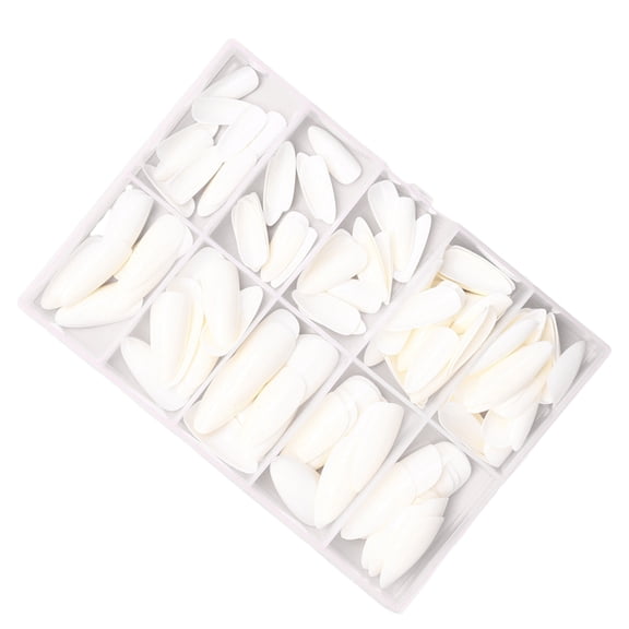 120x Full Cover False Nails Solid Color Press On Nails Manicures Supplies