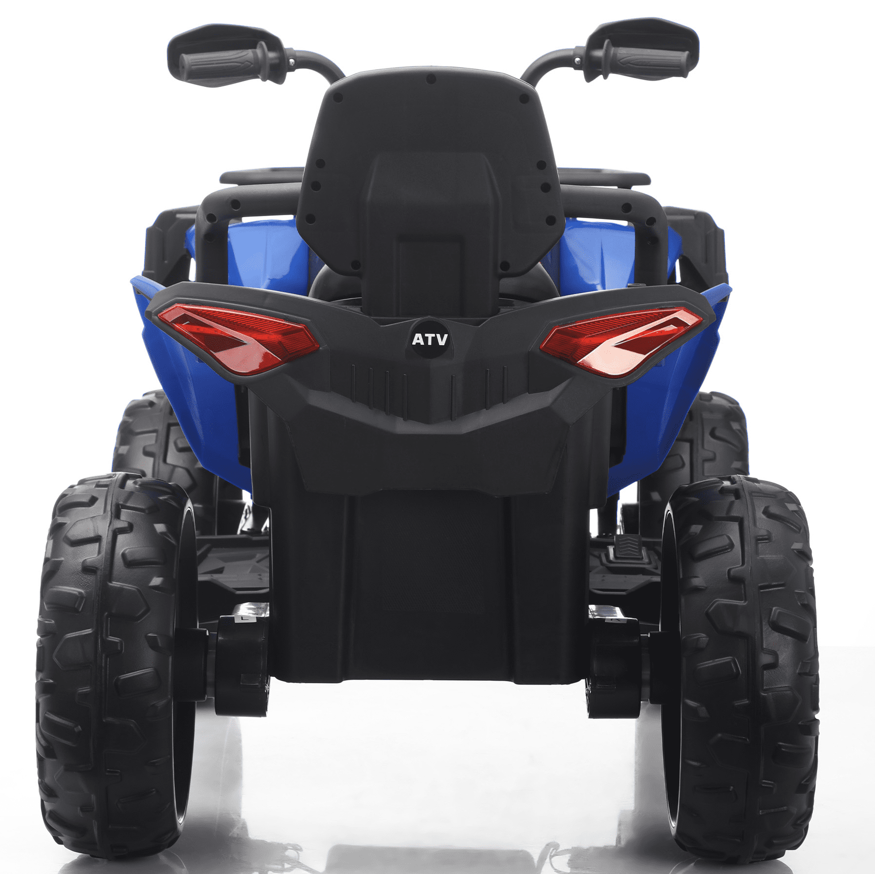 Funride 24 Volt Ride on Toys with Remote Control, Oversized ATV for Kids, 2-Seater 4 Wheeler for Toddlers, Power Car Wheels with Music, Bluetooth, Headlights, EVA Tires, Blue