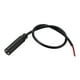 thumbnail image 1 of Cable de audio de 3.5mm hembra a cable desnudo TS de 2 polos mono de 1/8" 0.25m, 2 paquetes, 1 of 5
