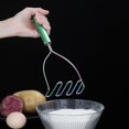 thumbnail image 6 of ReaNea Rainbow Potato Masher, 9.6 Inch Stainless Steel Heavy Duty Metal Masher, Food Masher, Manual Masher, Vegetable Fruit Masher, 6 of 7