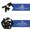 thumbnail image 3 of KAKOWELY Dishwasher Rack Cap 100PCS 5mm Dishwasher Prong Rack Replacement PVC Wire Thread Protector Cover0.67"X0.2"X0.2", 3 of 5