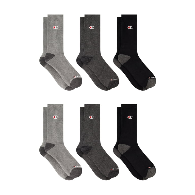 Champion Men's Crew Socks with Half Terry Cushion, 6-Pack photo 7