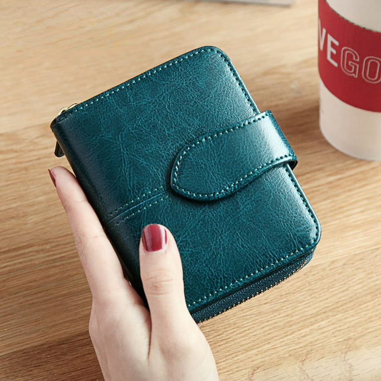 Women Wallet Genuine Leather Luxury Female Coin Money Purse Designer Small  Ladies Wallets Key Ring Card Holder Clutch bags