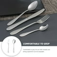 thumbnail image 3 of HAMPPLIES Stainless Steel Spoon Fork Forks and Spoons Silver 1 Set 8.9x0.9in, 3 of 8