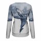 thumbnail image 5 of Camisas informales de manga larga para mujer, sudadera de cuello redondo con estampado de criatura marina, jersey de cuello redondo, túnica holgada con estampado de puesta de sol Pompotops gfhjh19961, 5 of 5