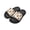 Book Dachshund Paws, variant on Couple Water Dolphin Sandals House Slides Children's Cartoon Pillow Slippers Soft Cushioned Non-Slip Shower Beach Pool Open Toe Summer Fashionable, Black