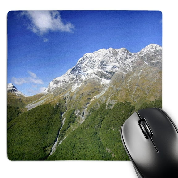 3dRose, New Zealand, Milford Sound, Majestic fjords, waterfalls-AU02 MWR0142 - Micah Wright, MousePad