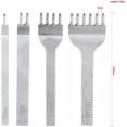 thumbnail image 1 of Leathercraft Diy Tools Lacing Stitching Punch Hole Hand Working Hole Craft Tool (1set, Silver) LingWen 9024735507376, 1 of 1