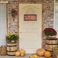 thumbnail image 7 of Fall Decorations for Home Office Front Door - 'Fall for Jesus He Never Leaves' Sign - Autumn Wall Hanging Decor 12 X 6 Inch, 7 of 7