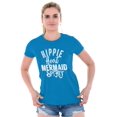 thumbnail image 3 of Cute Hippie Heart Mermaid Sprit Womens Slim Fit Graphic Tee Brisco Brands L, 3 of 4