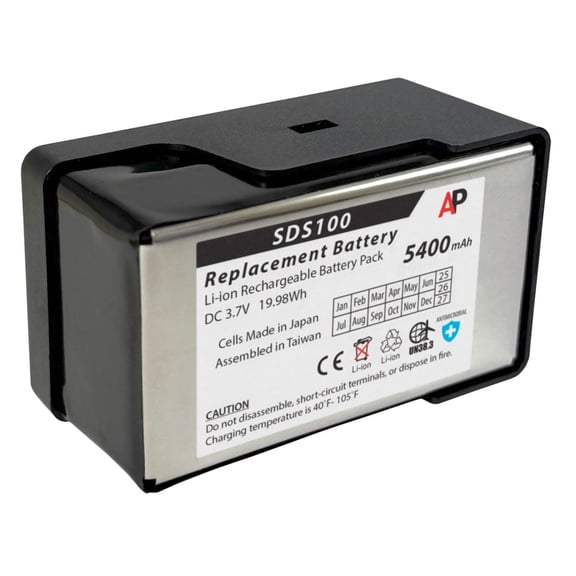 Replacement Battery for Uniden SDS100 and USDA100 Radios (extended capacity)