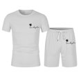 thumbnail image 2 of SHIXIAOO Men's Summer Track and Field Suit Plus Size Short Sleeves O Neck Sport Set Casual Small Coconut Print Mens String Bikini Bathing Suits Mens Formal 3 Piece Suit, 2 of 4
