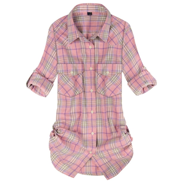 siliteelon Mannen lange mouw casual geruite flanellen overhemd geruit button down shirts, 01 Zwart-rood, L