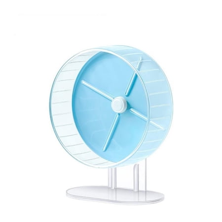 Mouse Height-Adjustable Flying Silent Mute Easy to Clean Cage Accessories Exercise Roller Running Windmill Hamsters Wheel BLUE L
