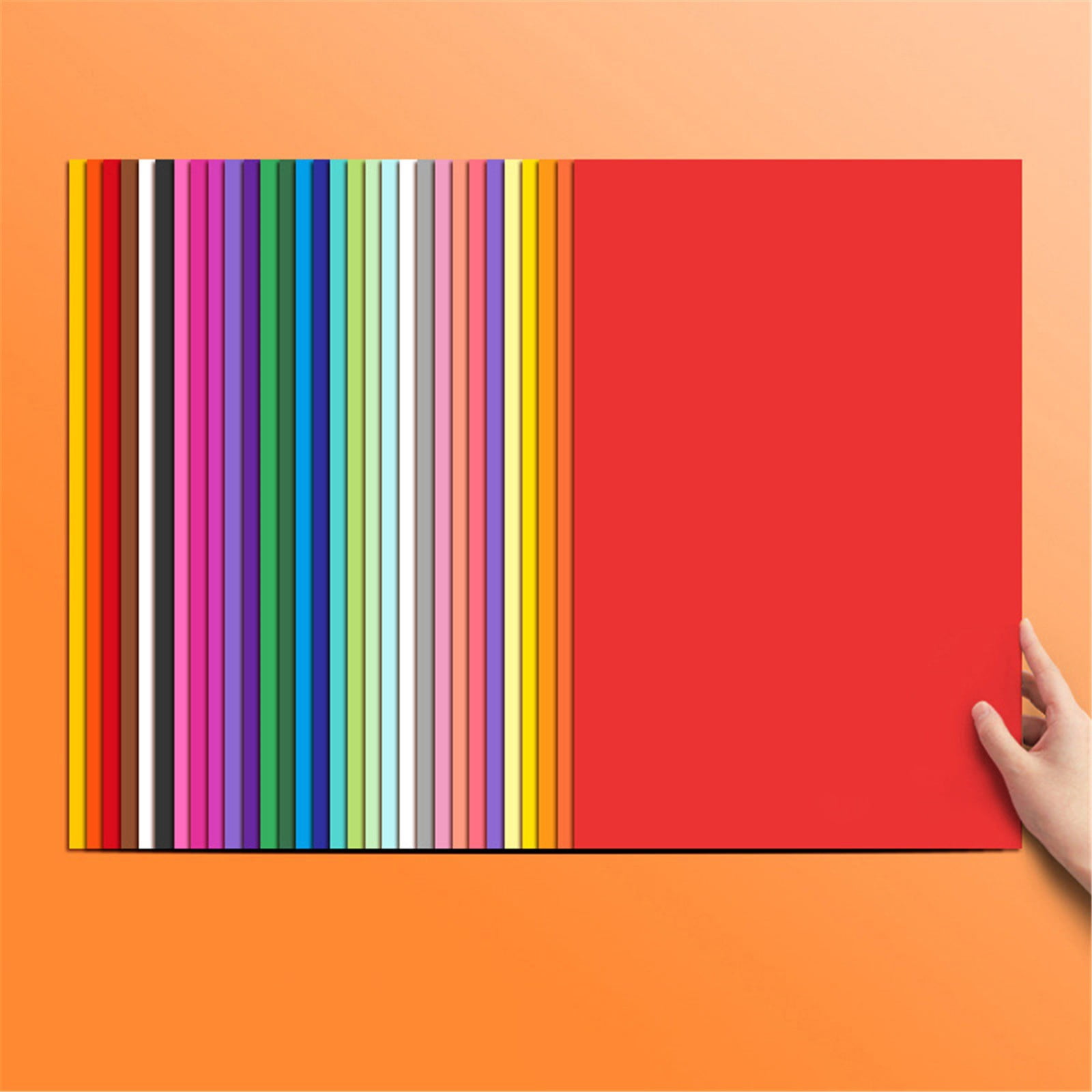 30 Colored Construction Paper Sheets,14.72X20.59inch Multi-Color Craft Paper Pack, 60Pcs Assorted Color Cardstock for Art Projects, Bright Solid Color Scrapbook Paper for DIY Crafts