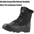 thumbnail image 3 of Botas tácticas para hombres, botas negras livianas para hombres, botas militares tácticas transpirables, antideslizantes, perfectas para hombres que aman el diseño de equipo militar, 3 of 3