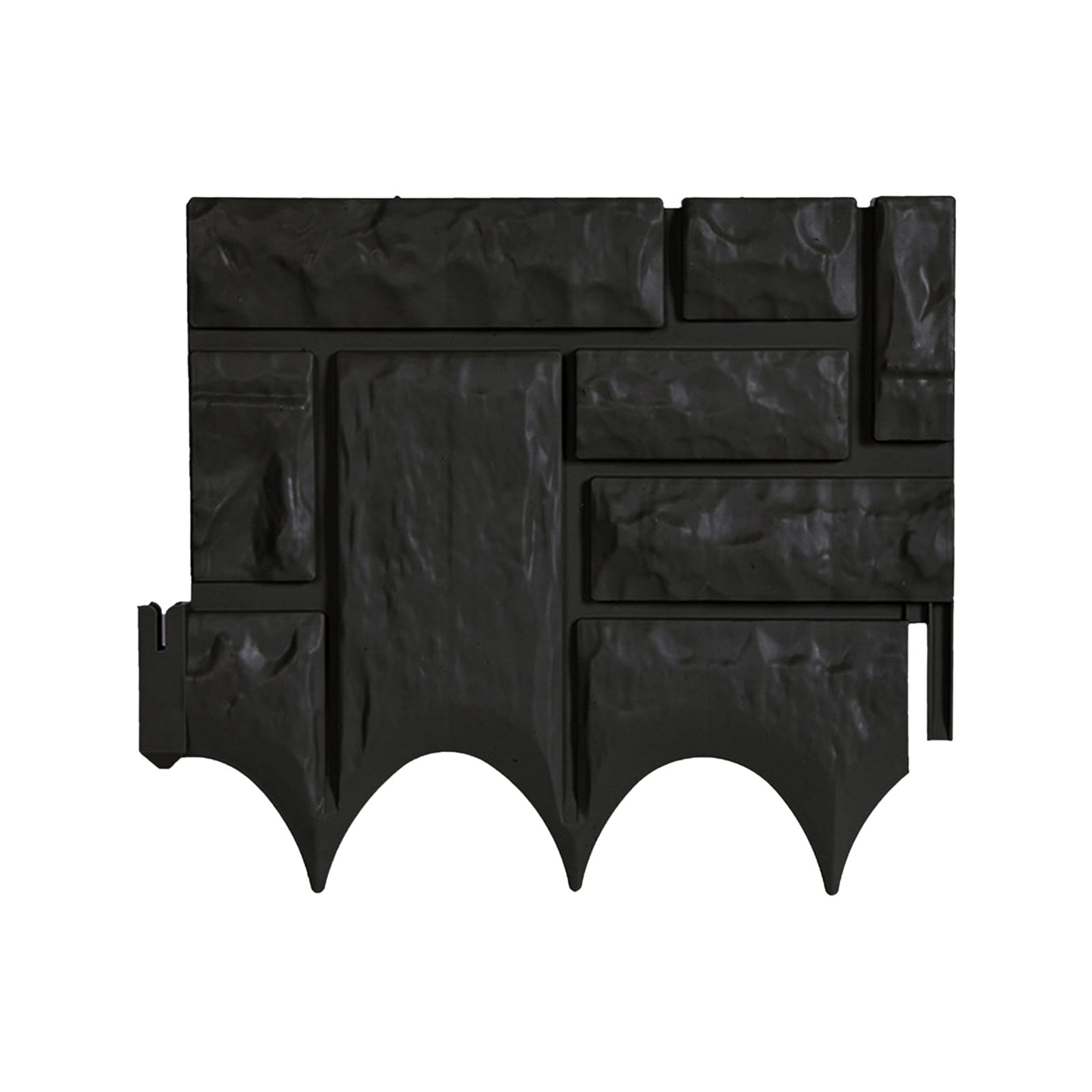 Landscape Edging Border Faux Stone Garden Edging Border Garden Edging Border No Dig Garden Bed Edging Garden Fence（10 Pcs）