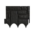 thumbnail image 5 of 20 Pcs Garden Edging, Faux Stone Edging for Landscaping, Plastic Landscape Edging Border for Flowerbeds, DIY Landscape,Lawn & Flower Bed, Black, 5 of 5