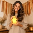 thumbnail image 7 of Tryvkinvive Halloween Decoration LED Hanging Ghost Lamp,Funny Ghost Light,Spooky Atmosphere Decor for Home Decor Supplies Outdoor,Indoor,Yard & Holiday Party Supplies, 7 of 7