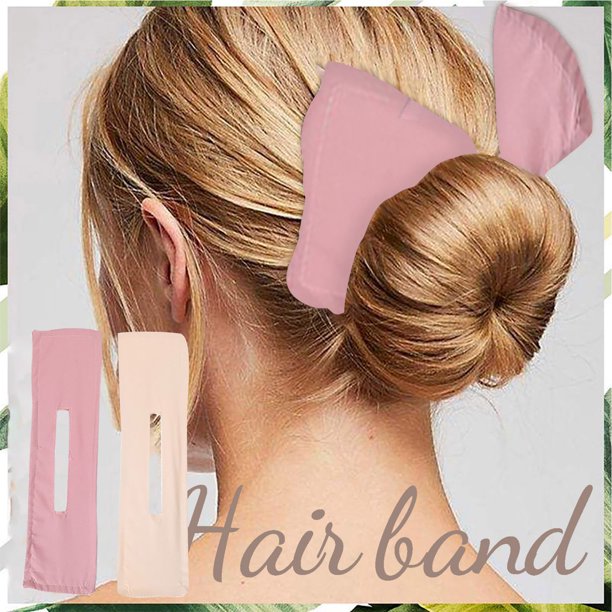 Diadema de flores de donut con estampado coreano de banda para el cabello Retro francesa ligera 2 uds Wmkox8yii fajkfhkj3922
