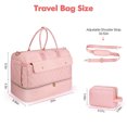 thumbnail image 7 of Travel Duffel Bag, Large Weekender Bag for Women with Shoe Compartment, Carry on Overnight Bag with Toiletry Makeup Bag, Gym Duffel Bag Travel Tote Bag for Travel Gym Camping Hospital, 7 of 7