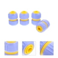 thumbnail image 1 of RENACLIPY 4pcs Hose Coupling Quick Connect ABS Quick Connect Lavender Home and Garden Use, 1 of 8