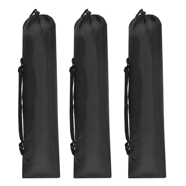 Uxcell 3Pcs Bolsa de Reemplazo para Silla de Camping, Bolsa de Transporte de Trípode Plegable con Mangos Negra 31x8 Pulgadas