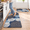 Multi-blue-17.3" x 47 "+ 17.3" x 29 "--0.47 inches, variant on Kimode Anti Mats For Kitchen Floor Cushioned Rugs Sets Of 2