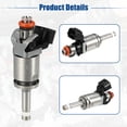 thumbnail image 4 of Unique Bargains Car Fuel Injector Nozzle Replacement Fit for Mazda 3 I 2.0L Black Silver Tone, 4 of 7