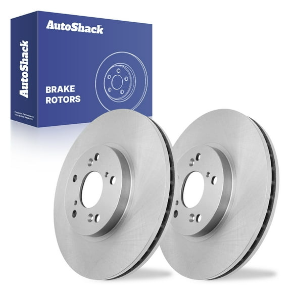 AutoShack Front Brake Rotors for Honda & Acura, Accord 2006-2009 TSX 2009-2014, FWD L4 2.4L V6 3.0L 3.5L - 11.81" (300 mm), 5-Lug