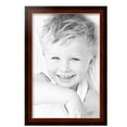 thumbnail image 2 of ArtToFrames 15" x 23" Matte Mahogany with Gold Accent Diploma Picture Frame, 15x23 inch Brown Wood Poster Frame (WOM-5109), 5 Pack, 2 of 6