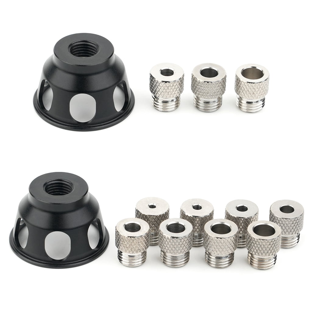 MOMOJIA Aluminum Alloy Doweling Jig Positioner Drill Guide Locator with Adjustable Multi Hole Settings for Precise Drilling
