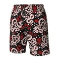 thumbnail image 4 of Pofeuu Snake And Rose Prin Men's Swim Trunks Quick Dry Bathing Suit Swimming Board Shorts Mesh Lining Beach Swimwear-3X-Large, 4 of 6