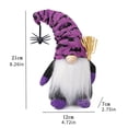 thumbnail image 2 of Gnome Rudolph Faceless Dwarf Dolls Bat/Spider Decoration Furniture Festival Party, 2 of 8