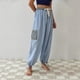 thumbnail image 4 of Pijamas de Dos Piezas Gibobby Conjunto navideño para mujer camisa de manga larga pantalones M, 4 of 5
