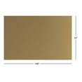 thumbnail image 5 of Rectangular 54" x 108" Gold Plastic Table Cover, by Way To Celebrate, 5 of 6