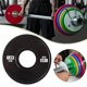thumbnail image 1 of Disco de cambio de peso, equipo de entrenamiento con pesas, compacto, de goma y acero, universal, pequeño, para levantamiento de pesas, gimnasio en 125 kg Negro, 1 of 8