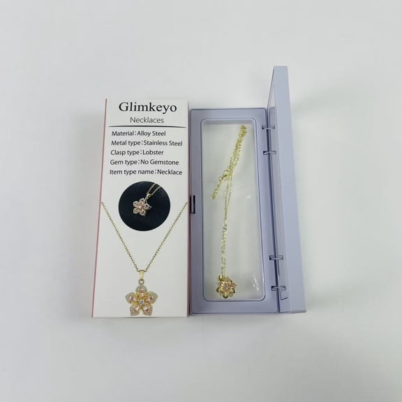 Glimkeyo necklace, Made of alloy and plated with 18K gold