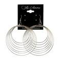 thumbnail image 2 of Silver-Tone Metal Dangle-Earrings #LQE2545, 2 of 2